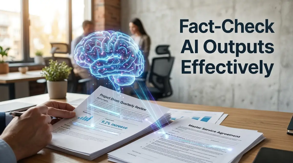 Stop AI Mistakes: Keep Your Professional Documents 100% Accurate